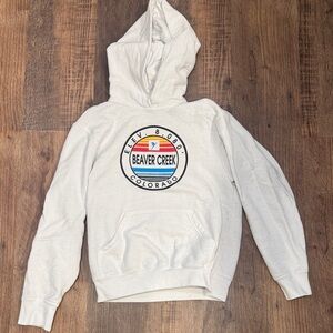 White Beaver Creek Hoodie for boys